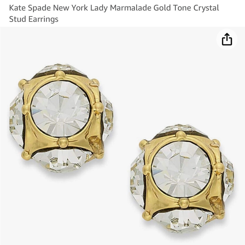 Kate Spade Lady Marmalade Crystal Stud Earrings